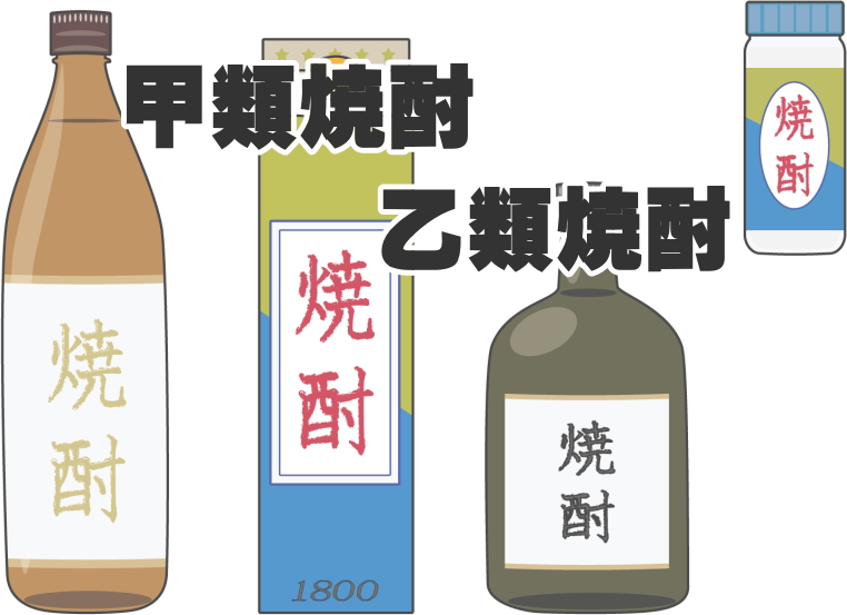 甲類焼酎 乙類焼酎